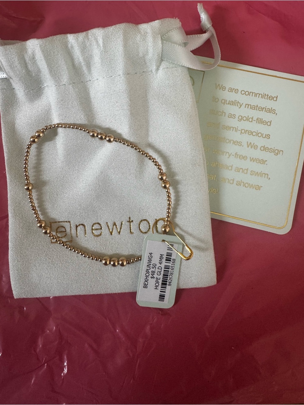 ENewton Gold Hope Stretch Bracelet